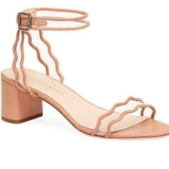 Loeffler Randall Coquille Emi Block Heels Sz 7 - Picture 1 of 3